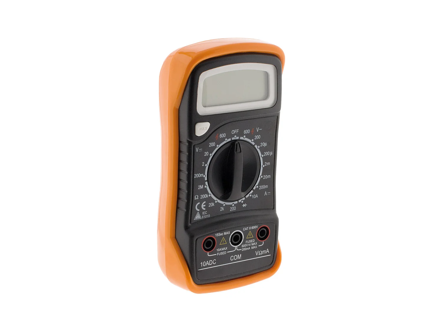 Multimètre antichoc 17 calibres 5 fonctions - Zenitech