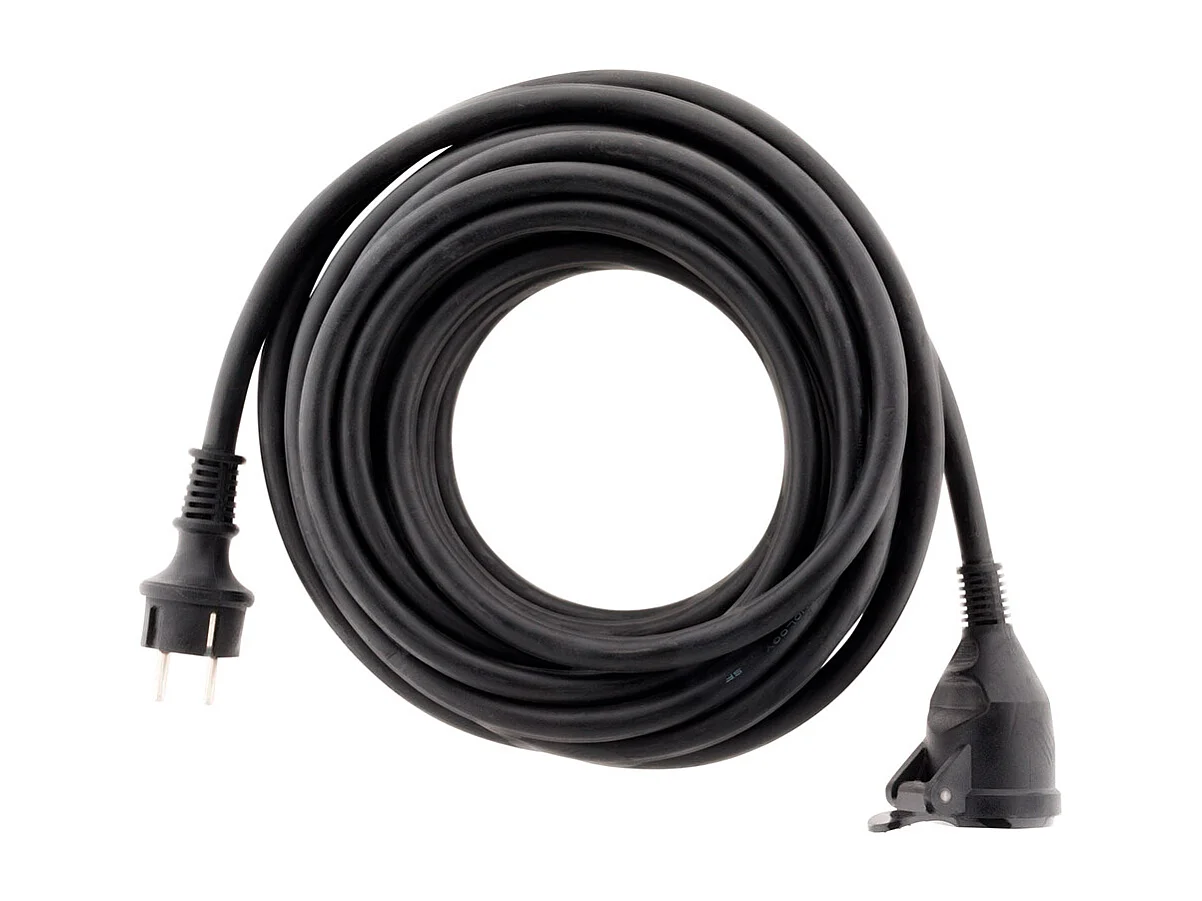 Prolongateur pour chantier HO7RN-F 16A 3G2,5mm² 10m - Noir - Zenitech