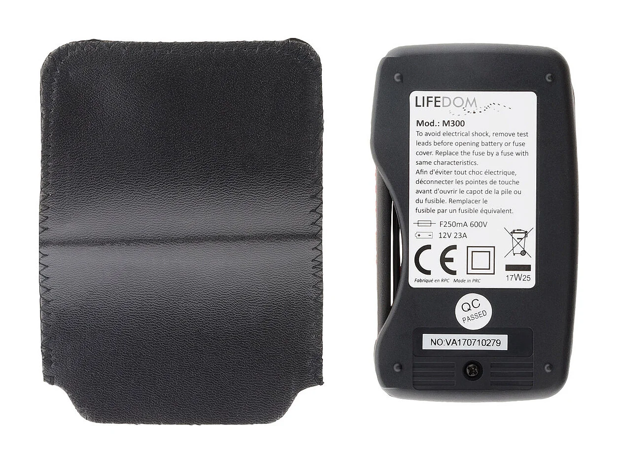 Multimètre de poche 13 calibres + housse - Zenitech