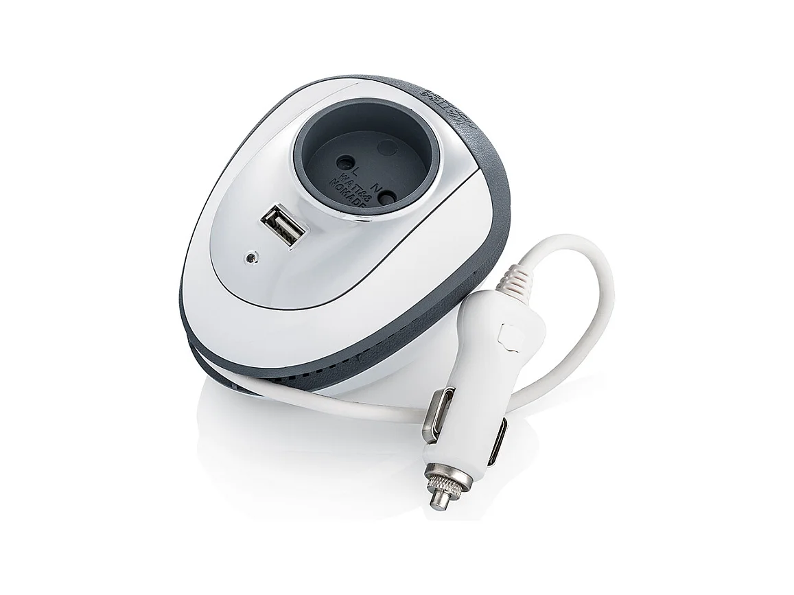 CARWATT convertisseur de voiture 12V230V 150W EU+USB2,4A