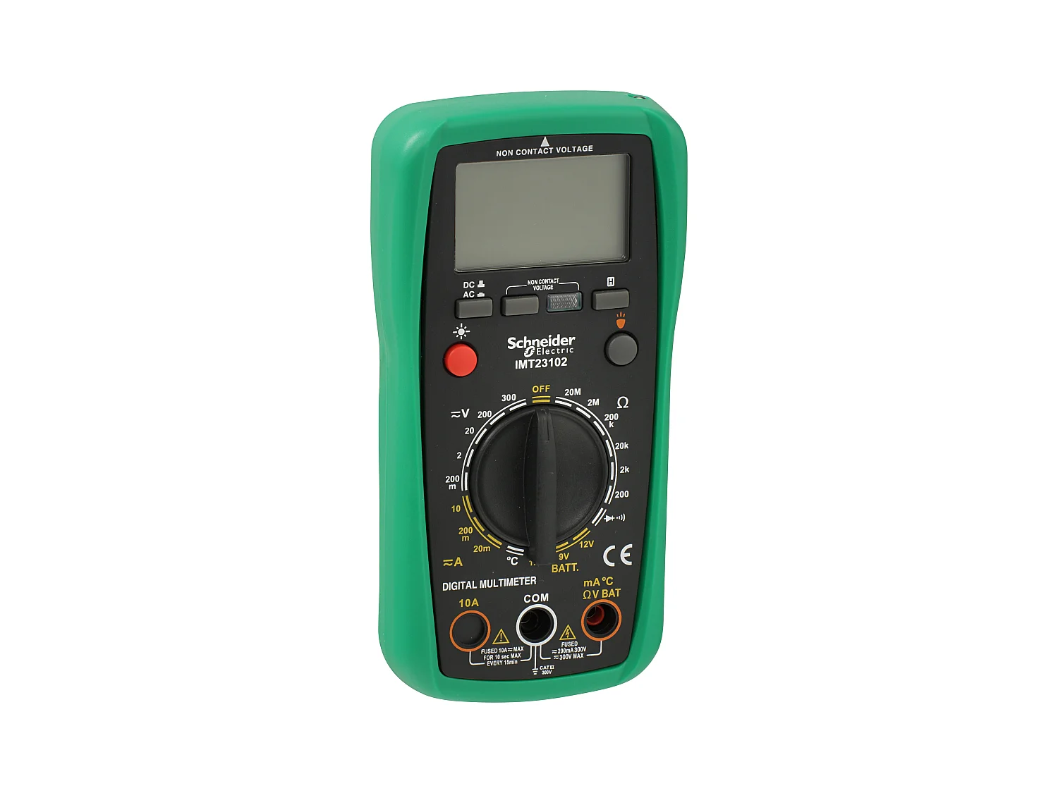 Multimètre numérique Cat III (300V) écran LCD - Schneider