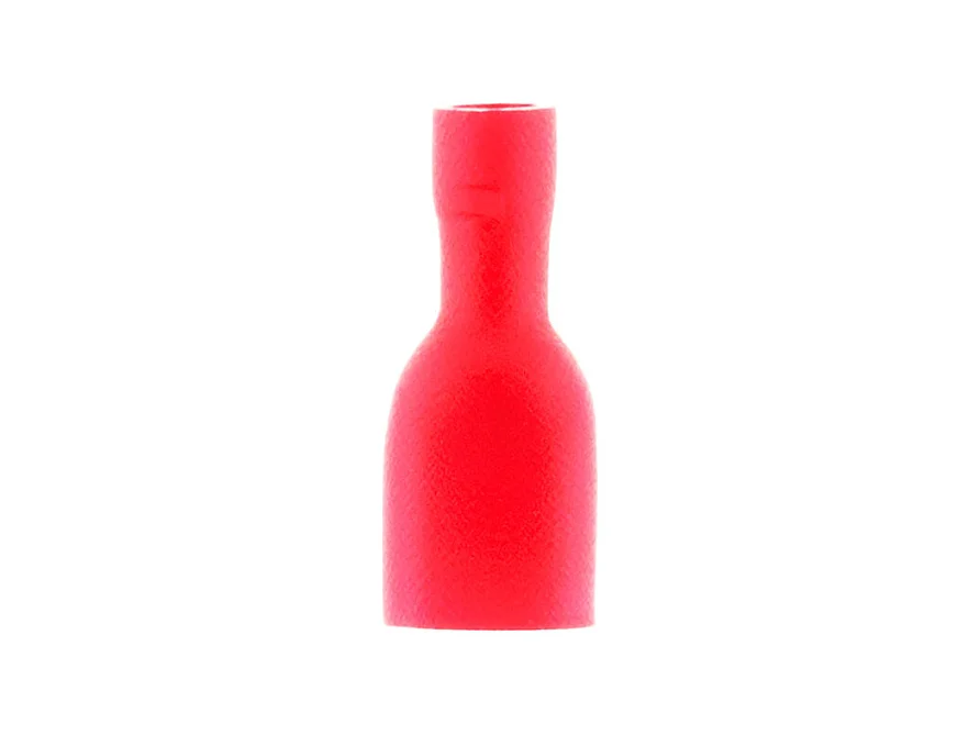 10 cosses clips femelles isolés rouge - Zenitech