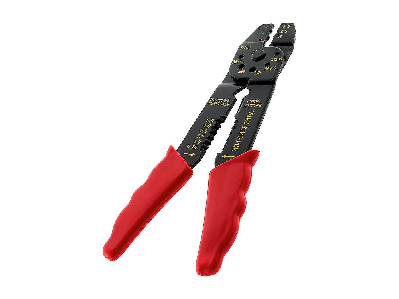 Pince à sertir les cosses + dénudage avec gabarit - Zenitech