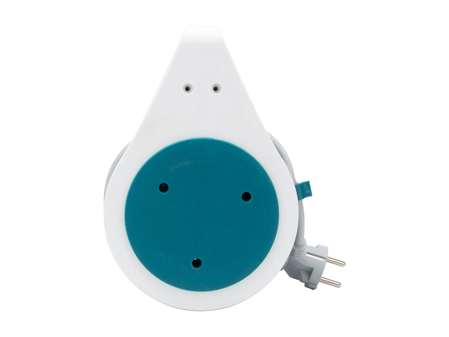 Mini enrouleur design 3 prises 2P+T - 7m - Bleu - Zenitech