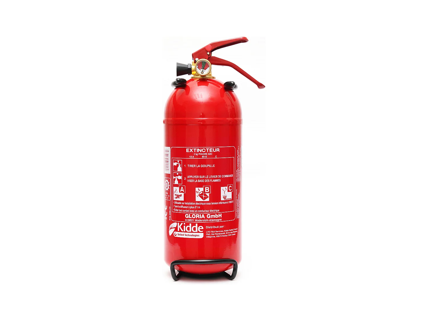 Extincteur polyvalent 2KG ABC - Kidde