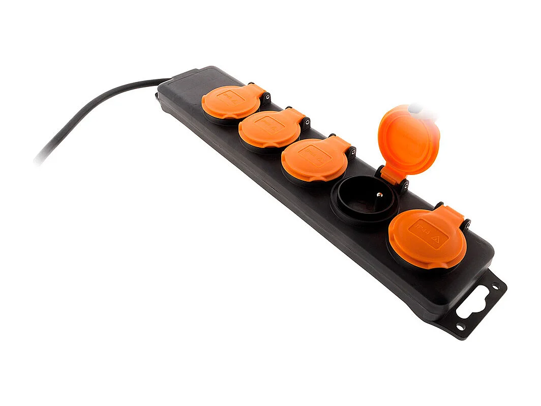 Bloc étanche 5 prises 16A 2P+T + clapets - Zenitech