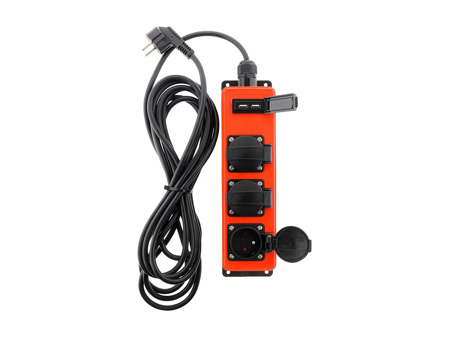 Multiprise étanche 3 prises 16A 2P+T + USB - Zenitech