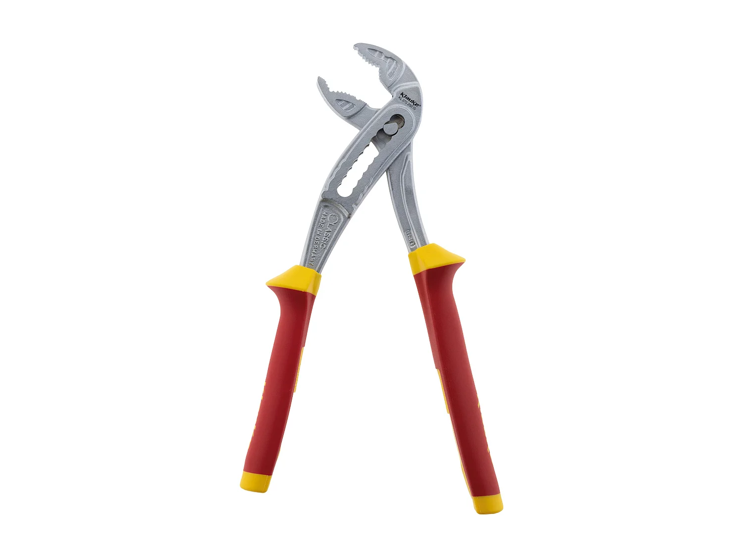 Pince multiprise a crémaillère isolée 1000V capacité de serrage 50mm - Klauke