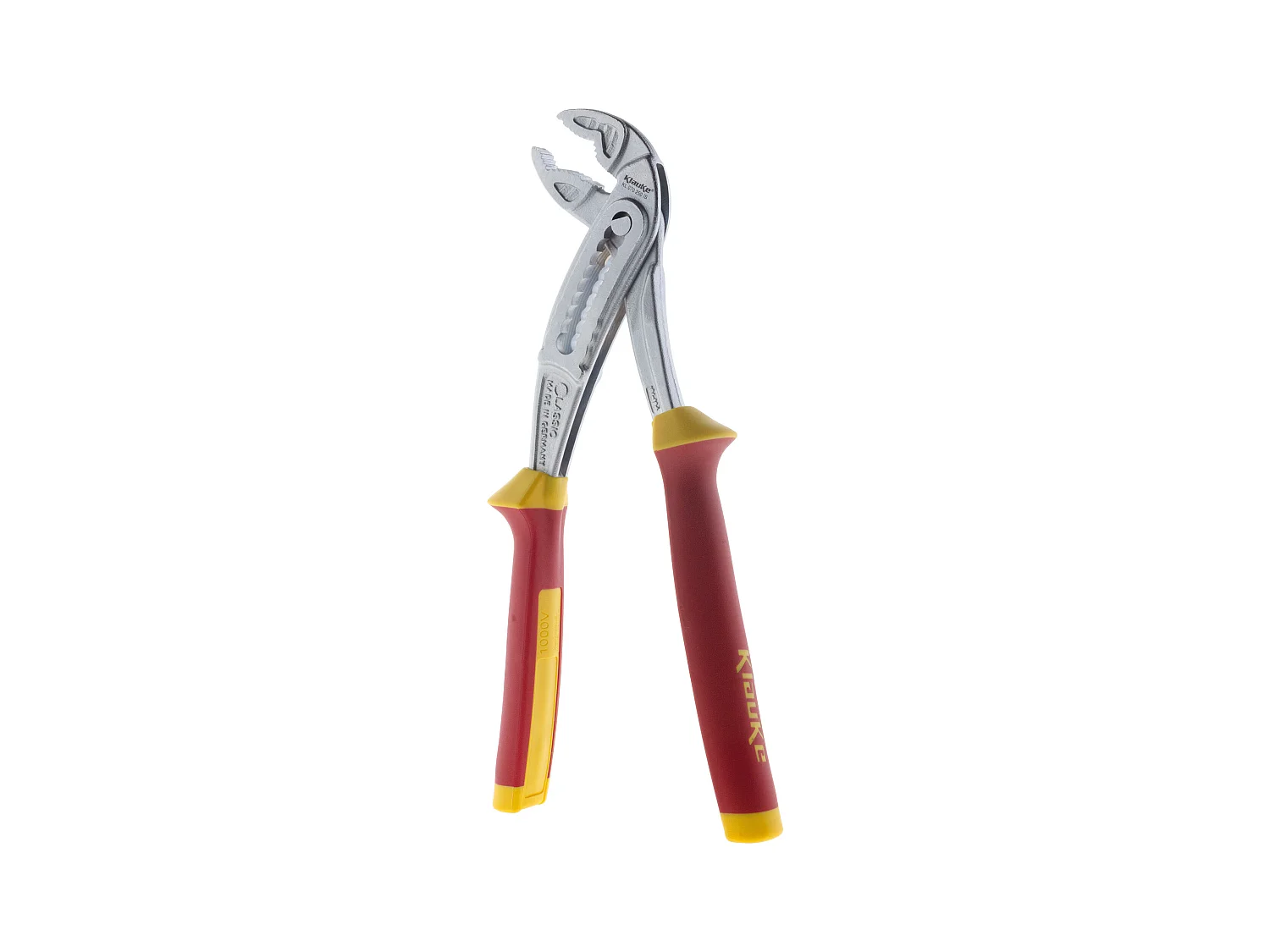 Pince multiprise a crémaillère isolée 1000V capacité de serrage 50mm - Klauke