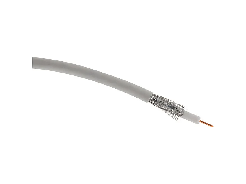 Câble coaxial TV - 17VaTCA PH - Blanc - 20m - Zenitech