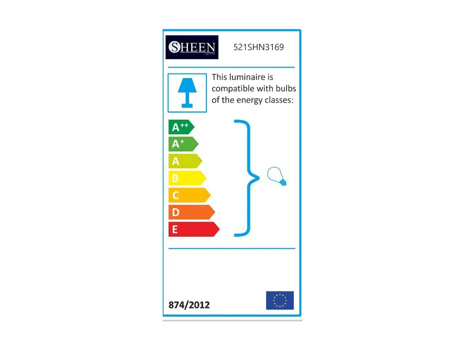 Suspension dorée en métal CAMILLE