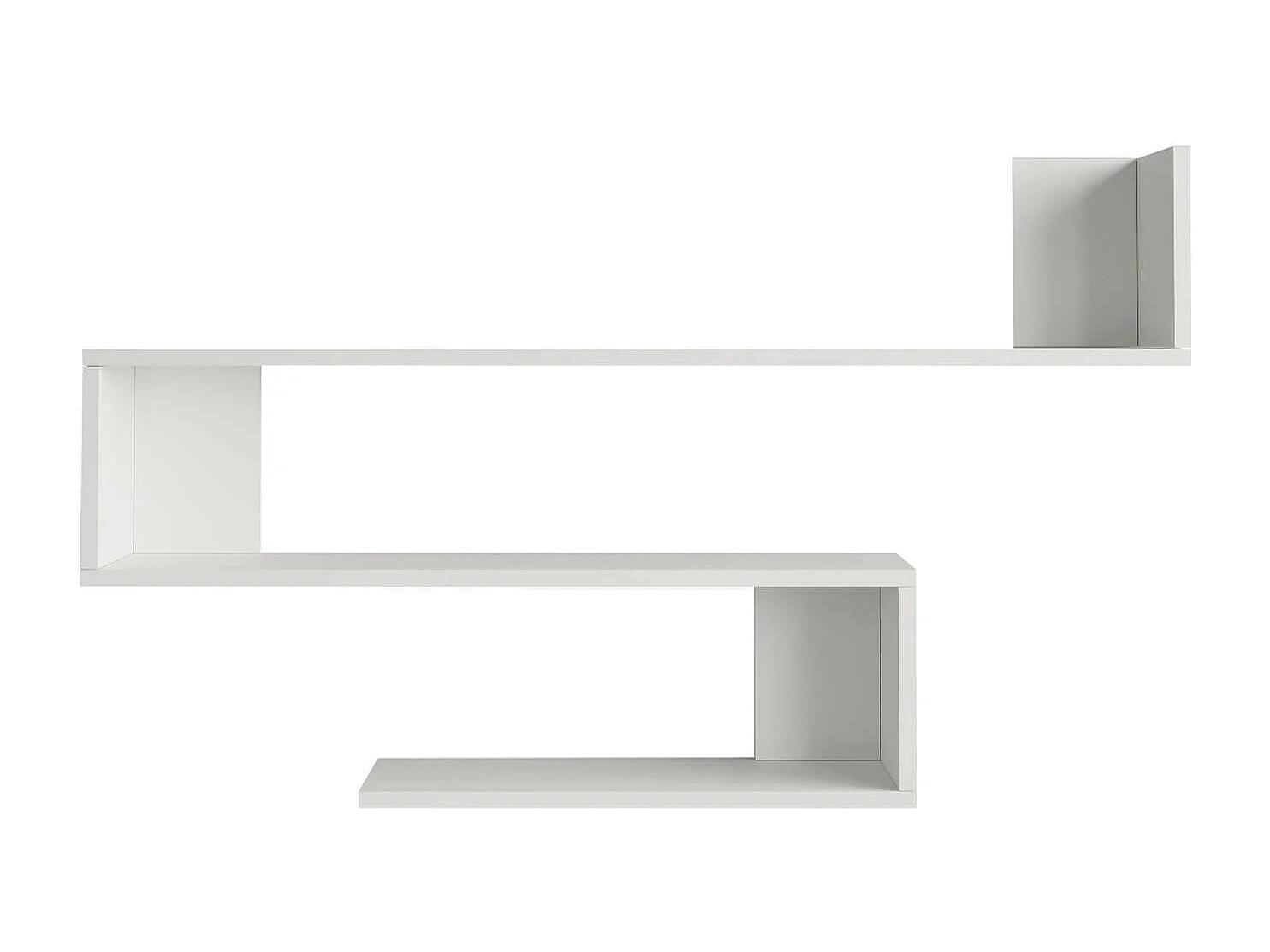 Prateleira Rebecca Mobili Limba 71,5x120x14,5 Aglomerado Branco Moderno