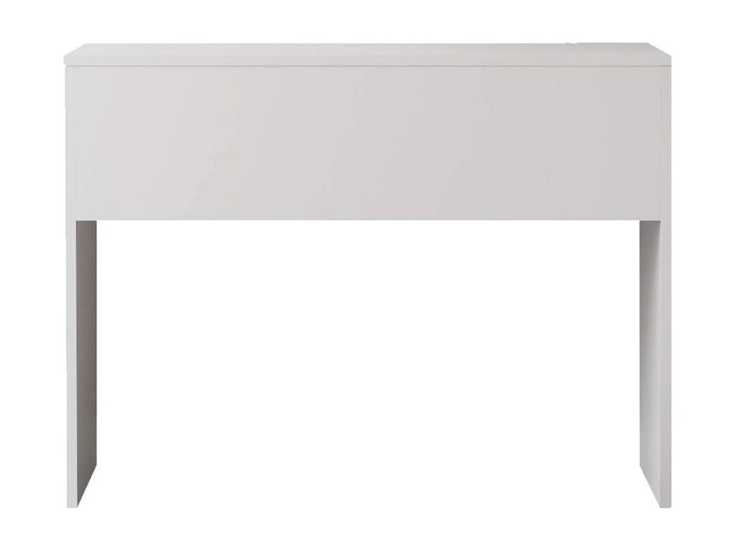 Secretária Rebecca Mobili Boyum 75x100x44,5 Aglomerado Ferro Branco Moderno