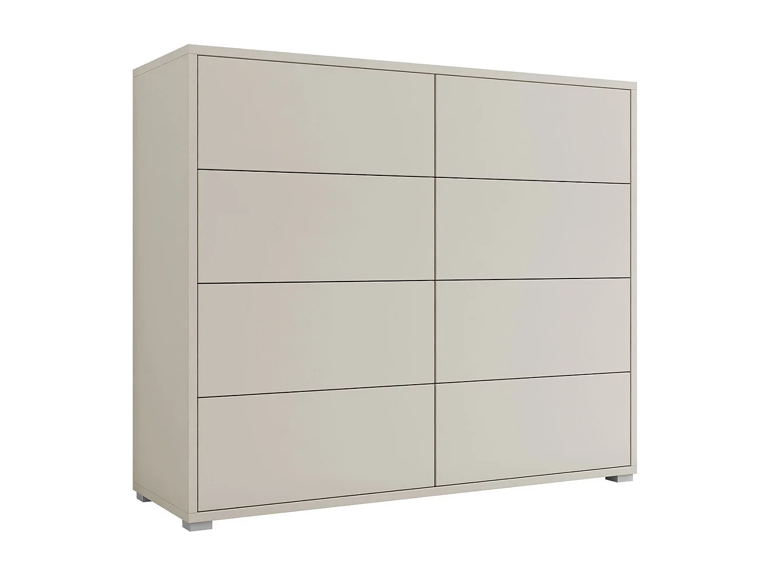 Cómoda Comfivo Fersoe 104, Cachemira, Con cajones, 93x120x41cm