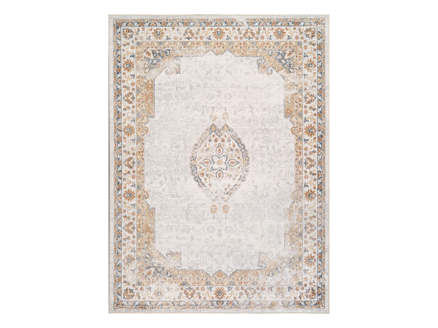 Alfombra Vintage Lavable - Multicolor/Marrón - 160x213cm - DEEPIKA
