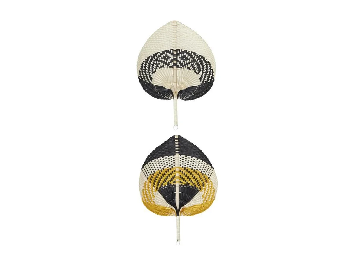 Éventail en bambou (lot de 2) Lot de 2