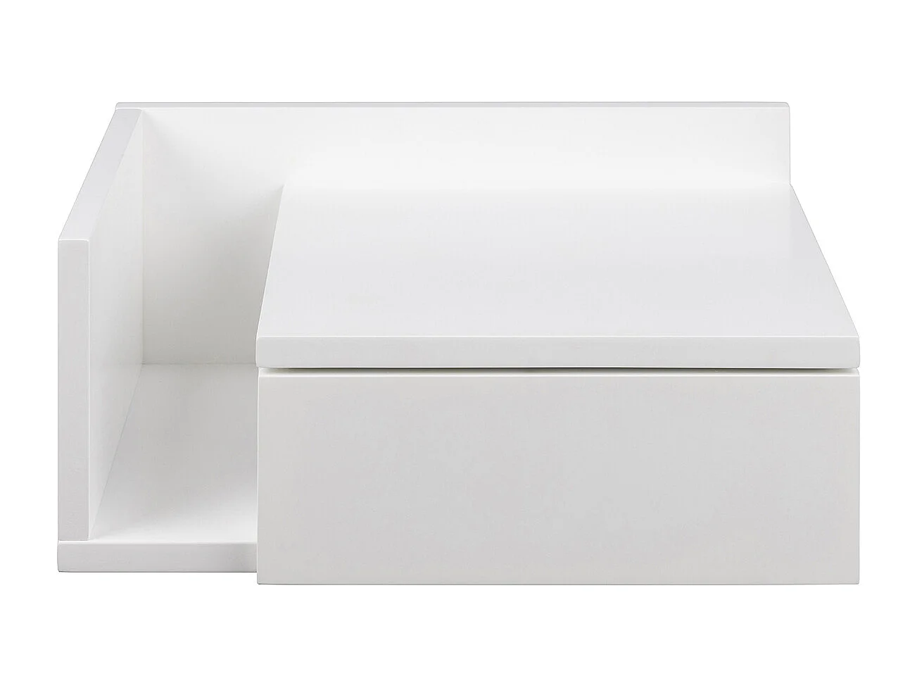 Mesilla de pared blanca con cajón NASTY