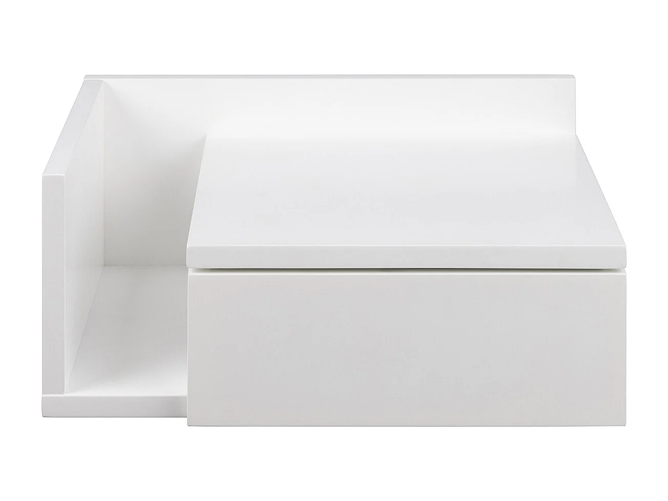Mesilla de pared blanca con cajón NASTY