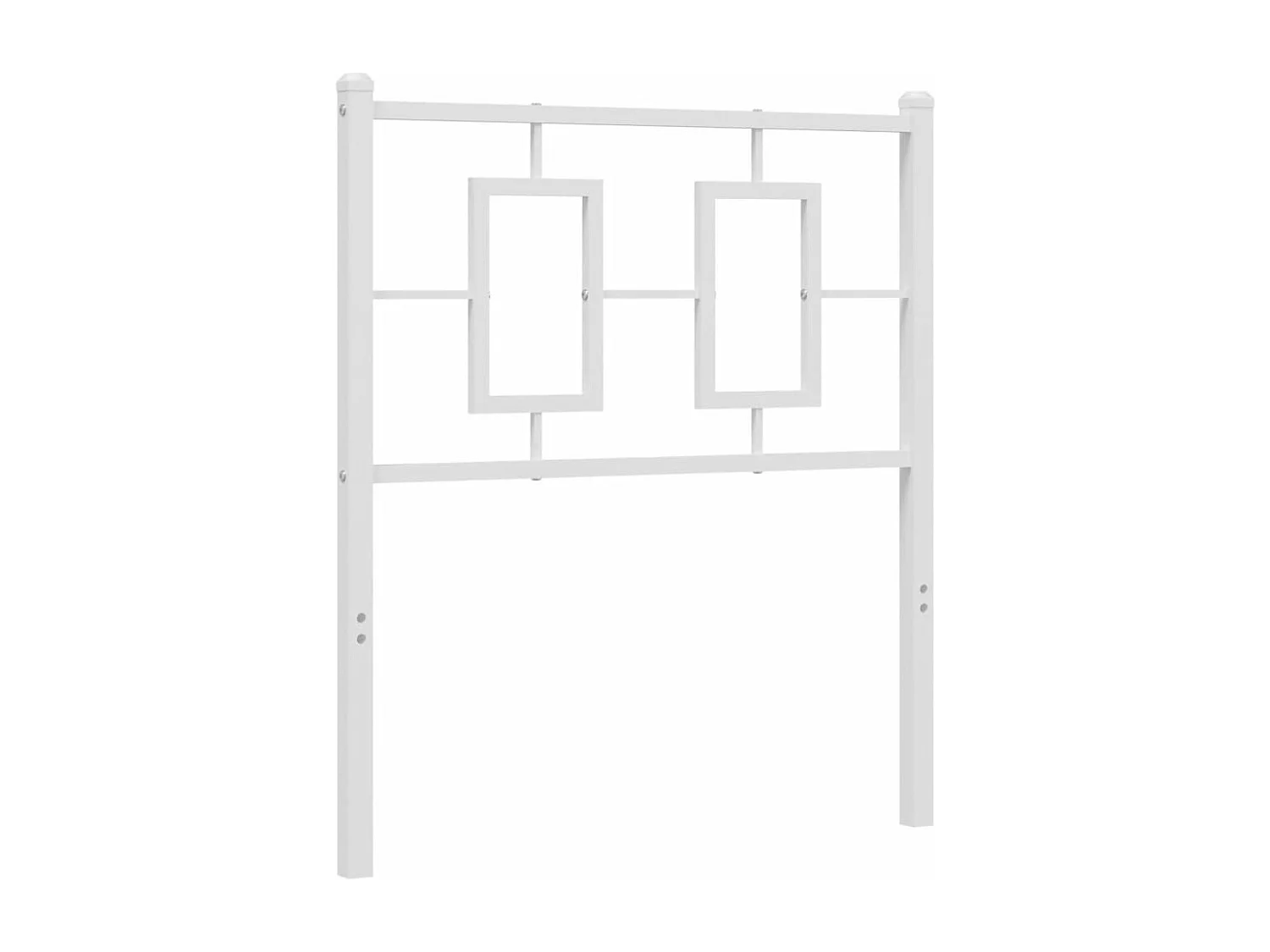 Cabecero de metal blanco 80 cm