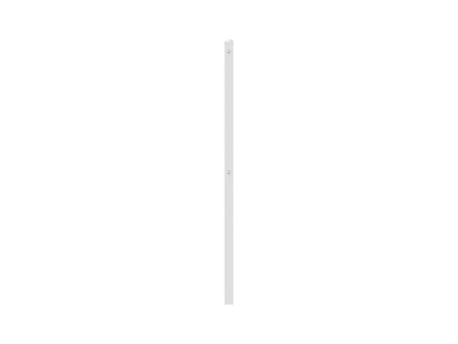 Tête de lit métal blanc 80 cm