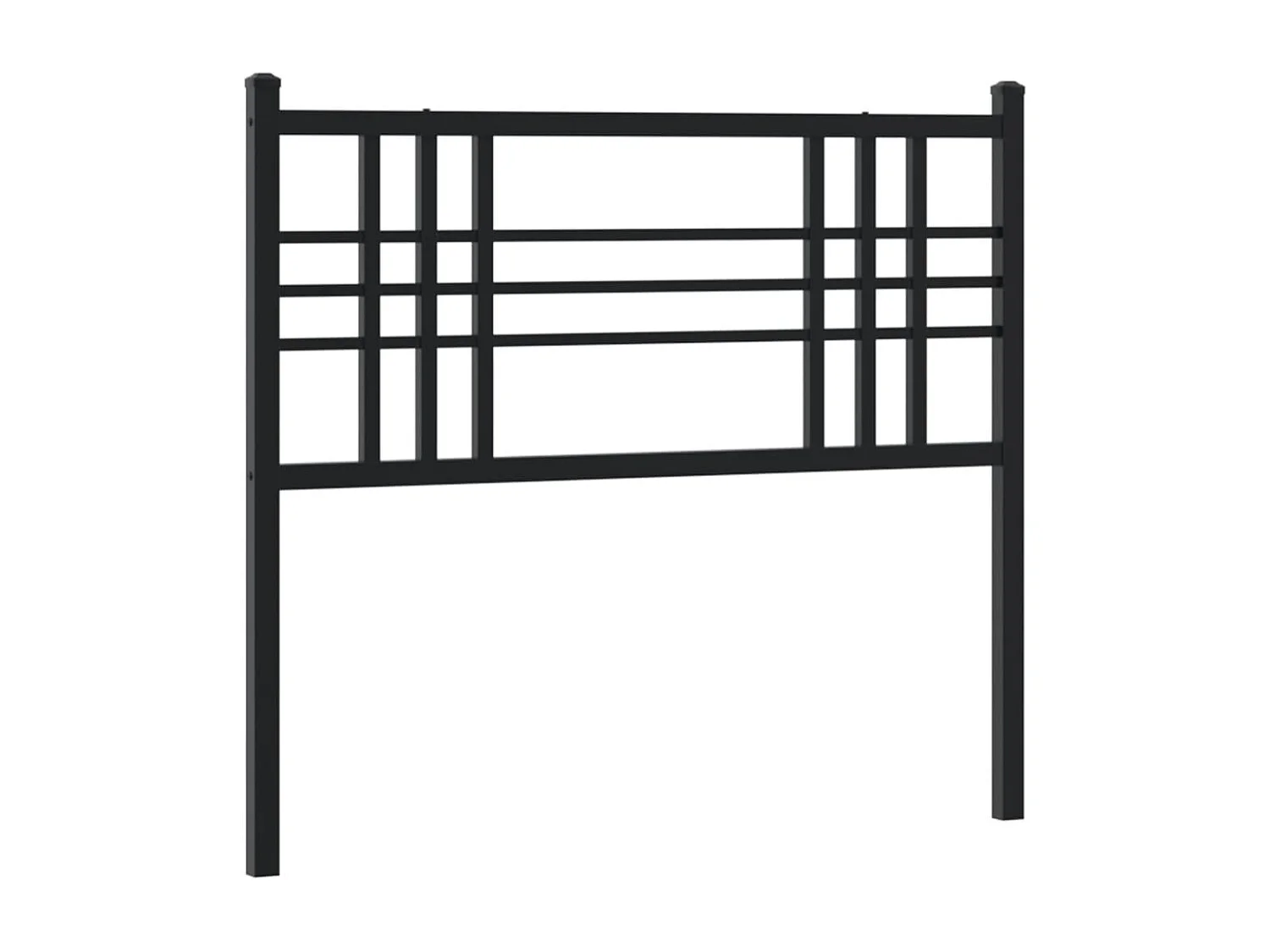 Tête de lit métal noir 107 cm