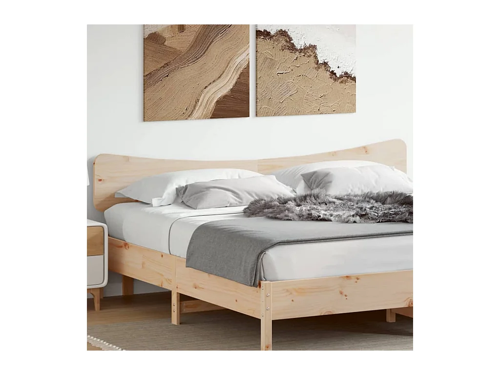 Tête de lit 200 cm bois massif de pin