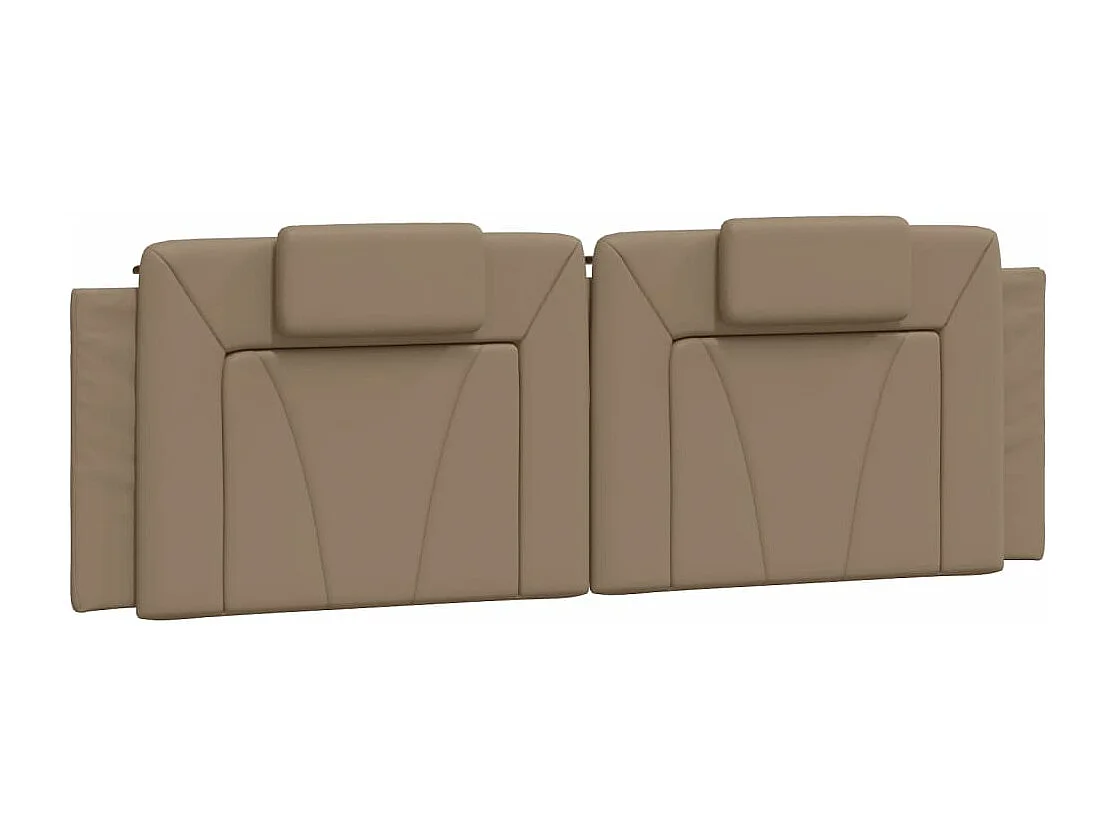 Coussin de tête de lit cappuccino 160 cm similicuir