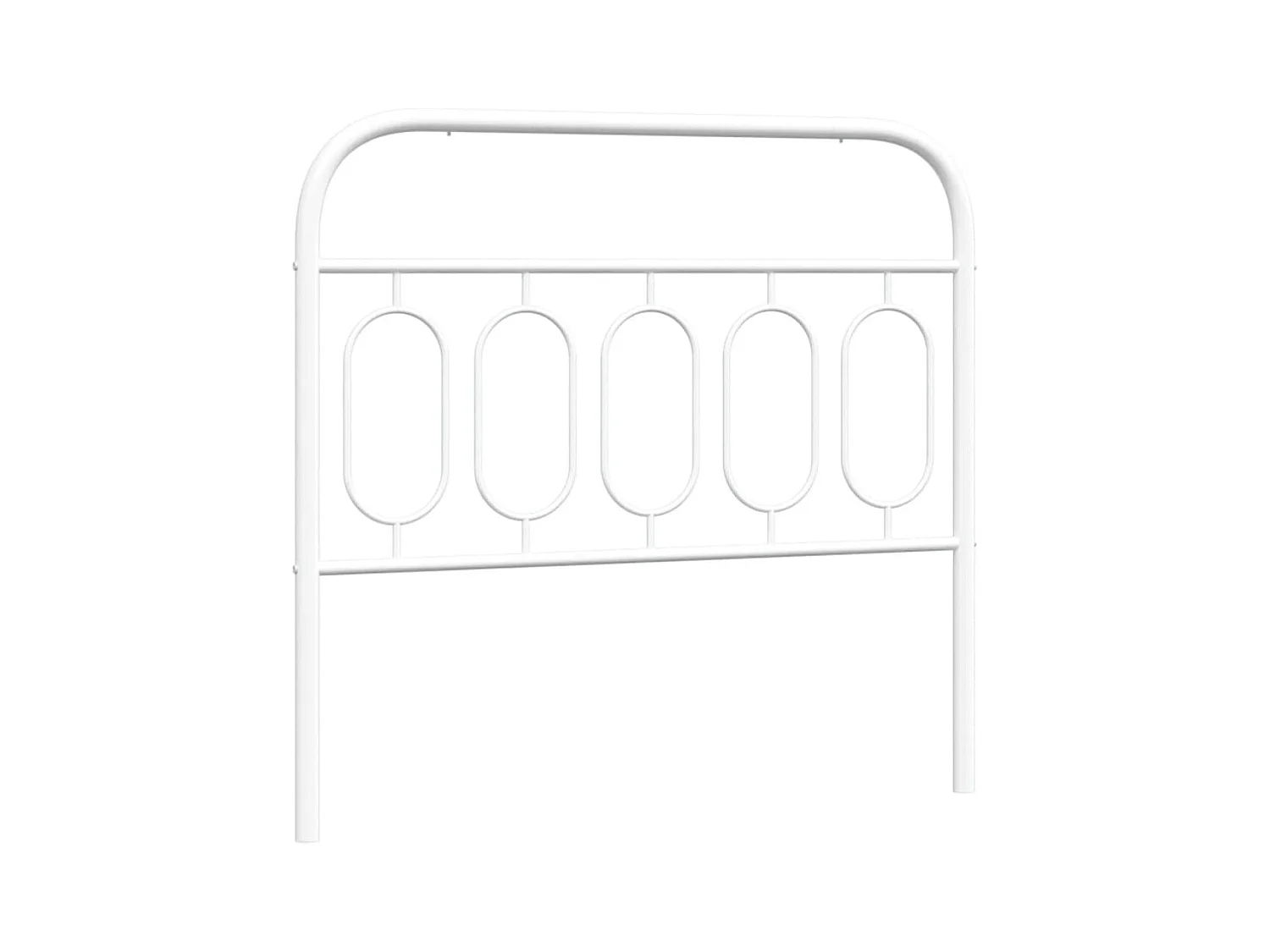 Testiera in Metallo Bianco 100 cm