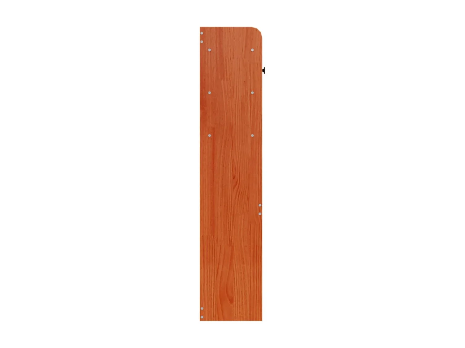 Tête de lit avec rangement cire marron 160cm bois massif de pin