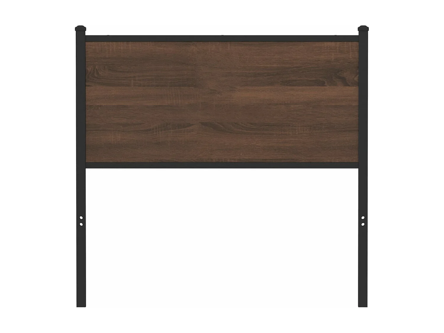 Tête de lit chêne marron 90 cm bois d'ingénierie et acier