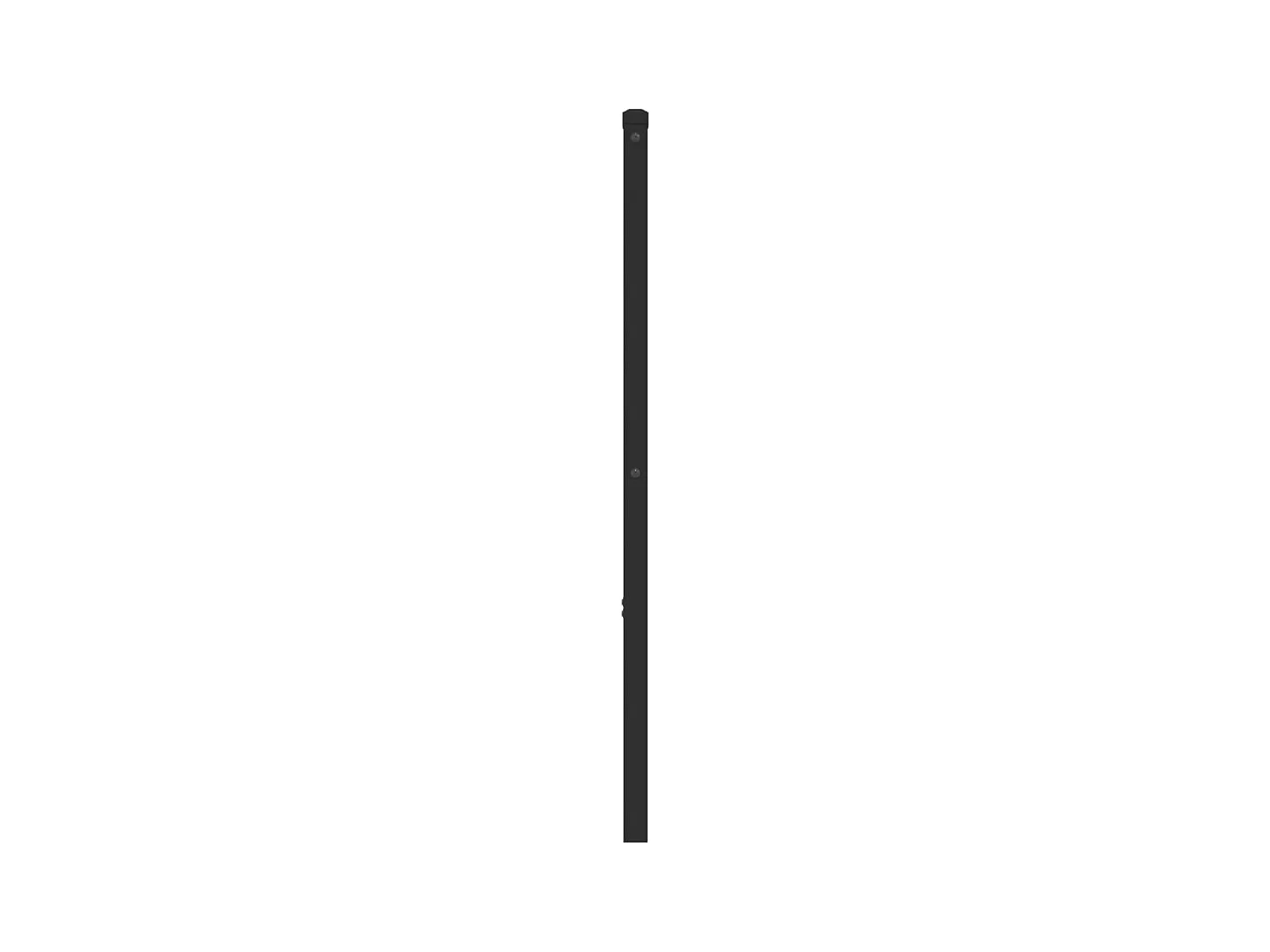 Tête de lit métal noir 180 cm