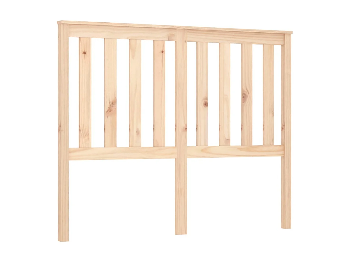Cabecero de cama madera maciza de pino 141x6x101 cm