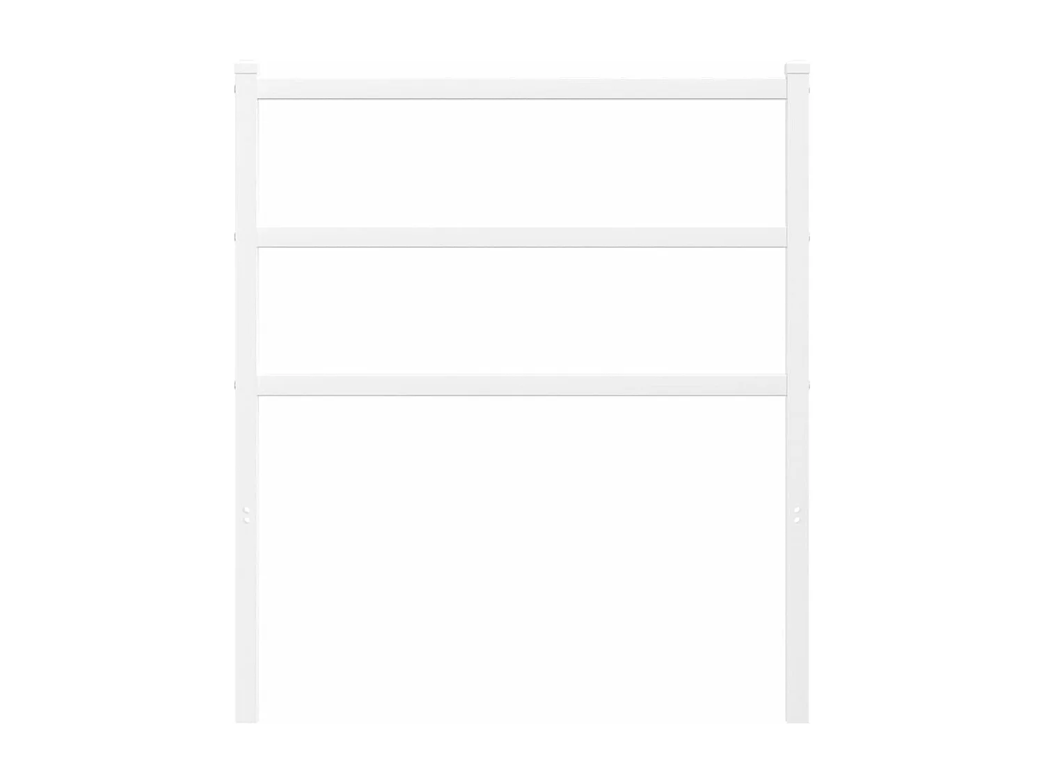 Tête de lit métal blanc 80 cm