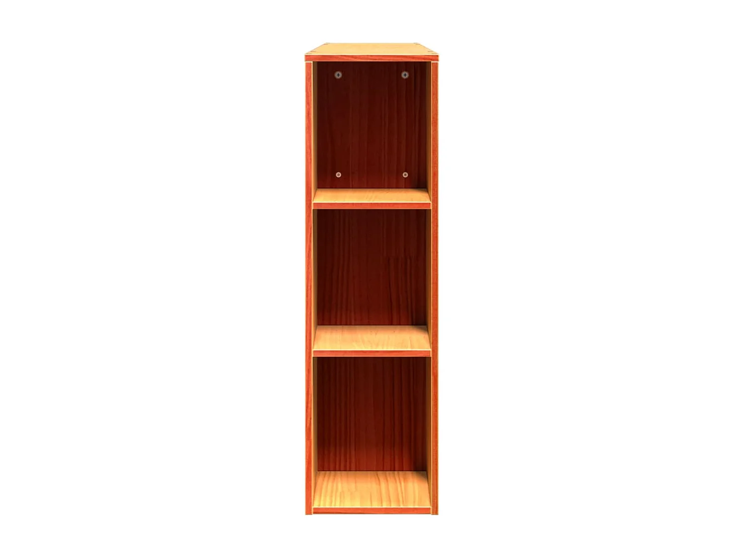 Tête de lit avec rangement cire marron 150cm bois massif de pin