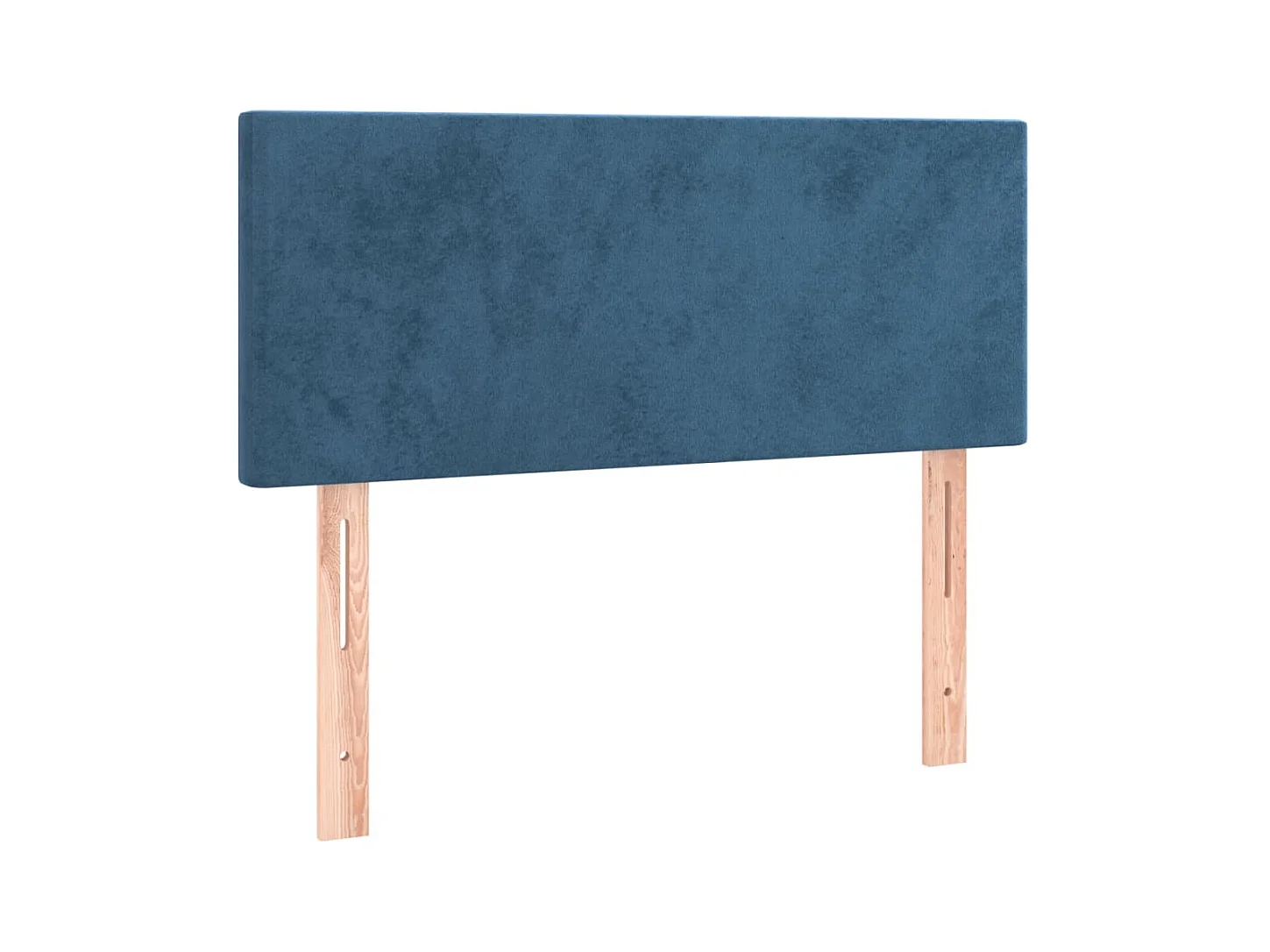 Hoofdbord LED 100x5x78/88 cm fluweel donkerblauw