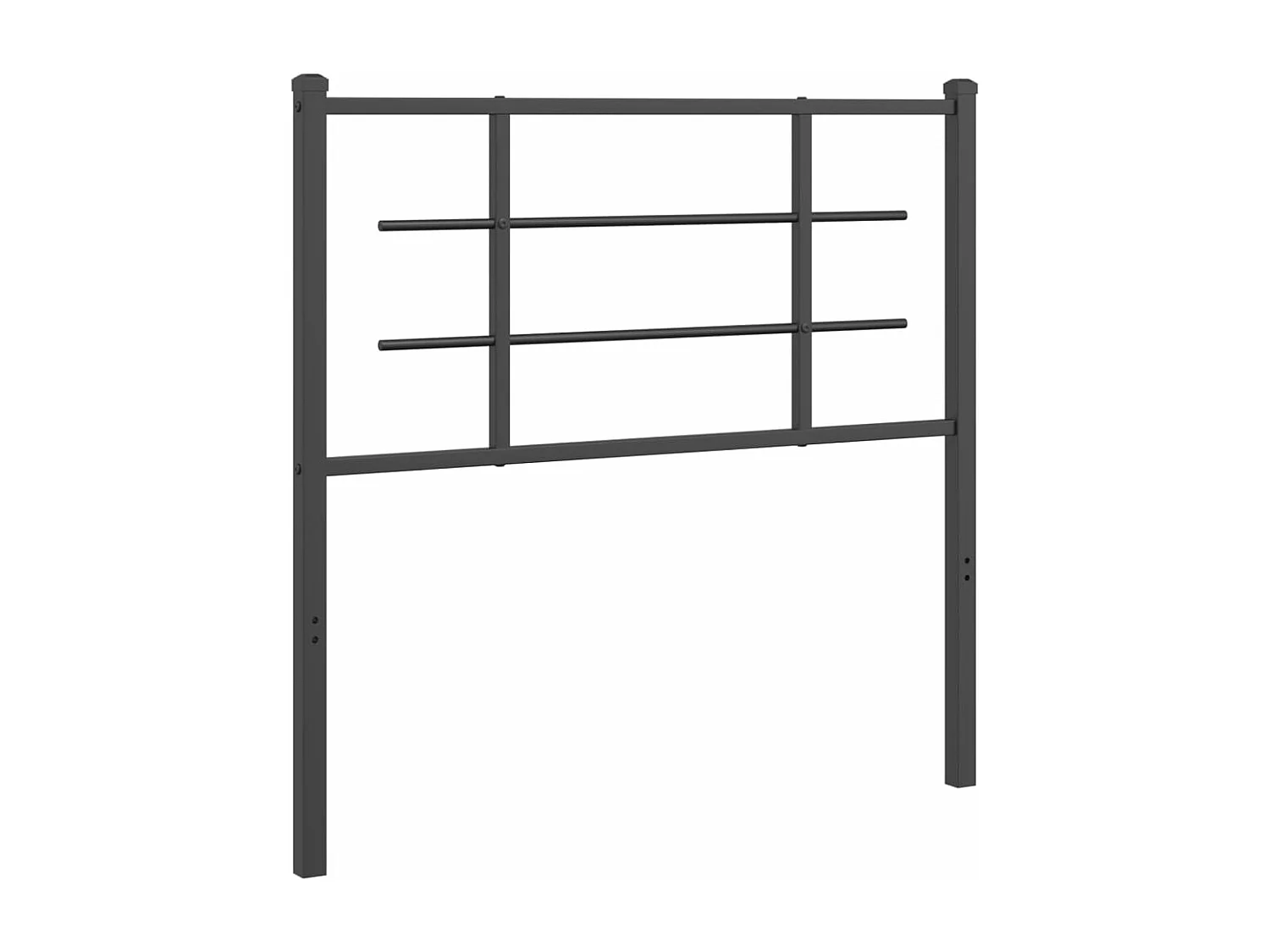 Tête de lit métal noir 90 cm