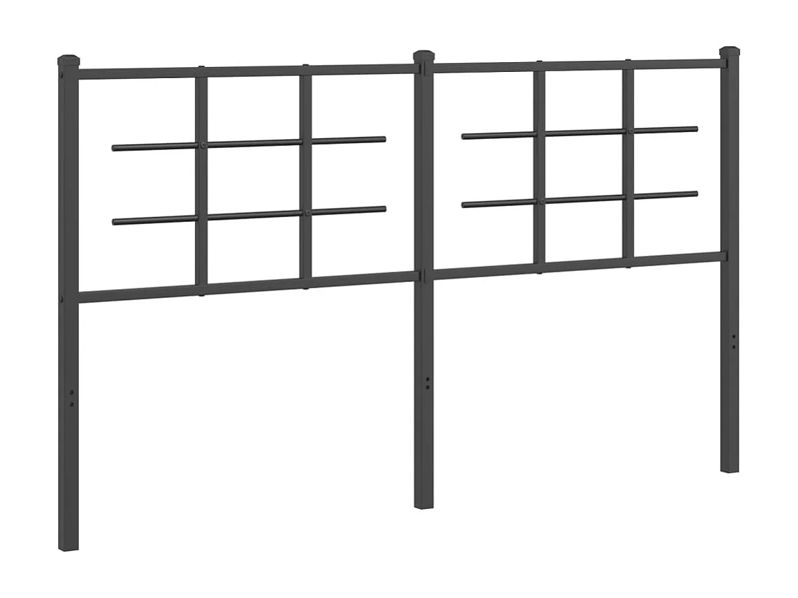 Tête de lit métal noir 160 cm