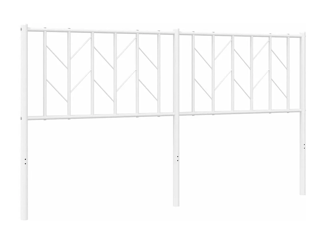 Kopfteil Metall Weiß 160 cm