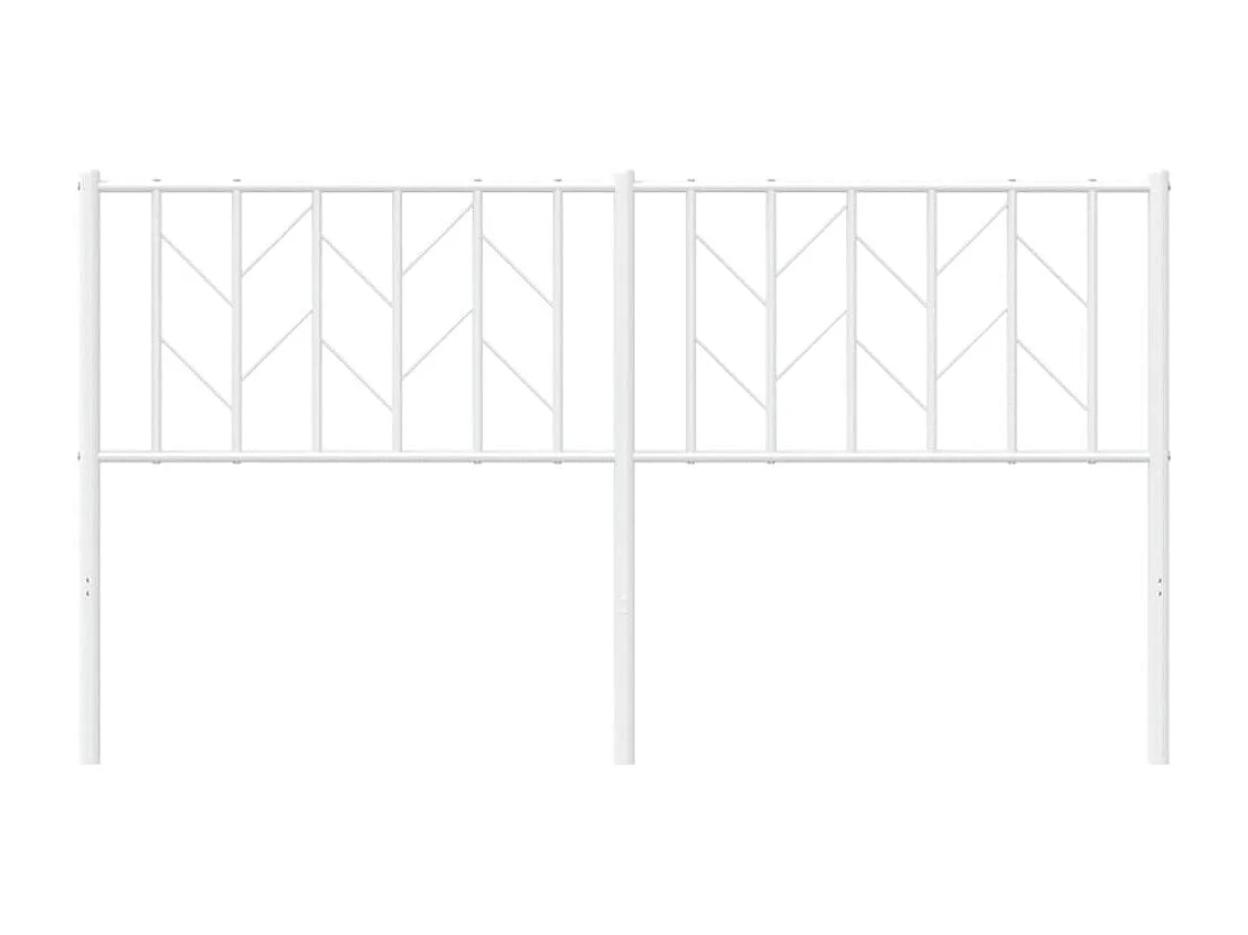 Kopfteil Metall Weiß 160 cm