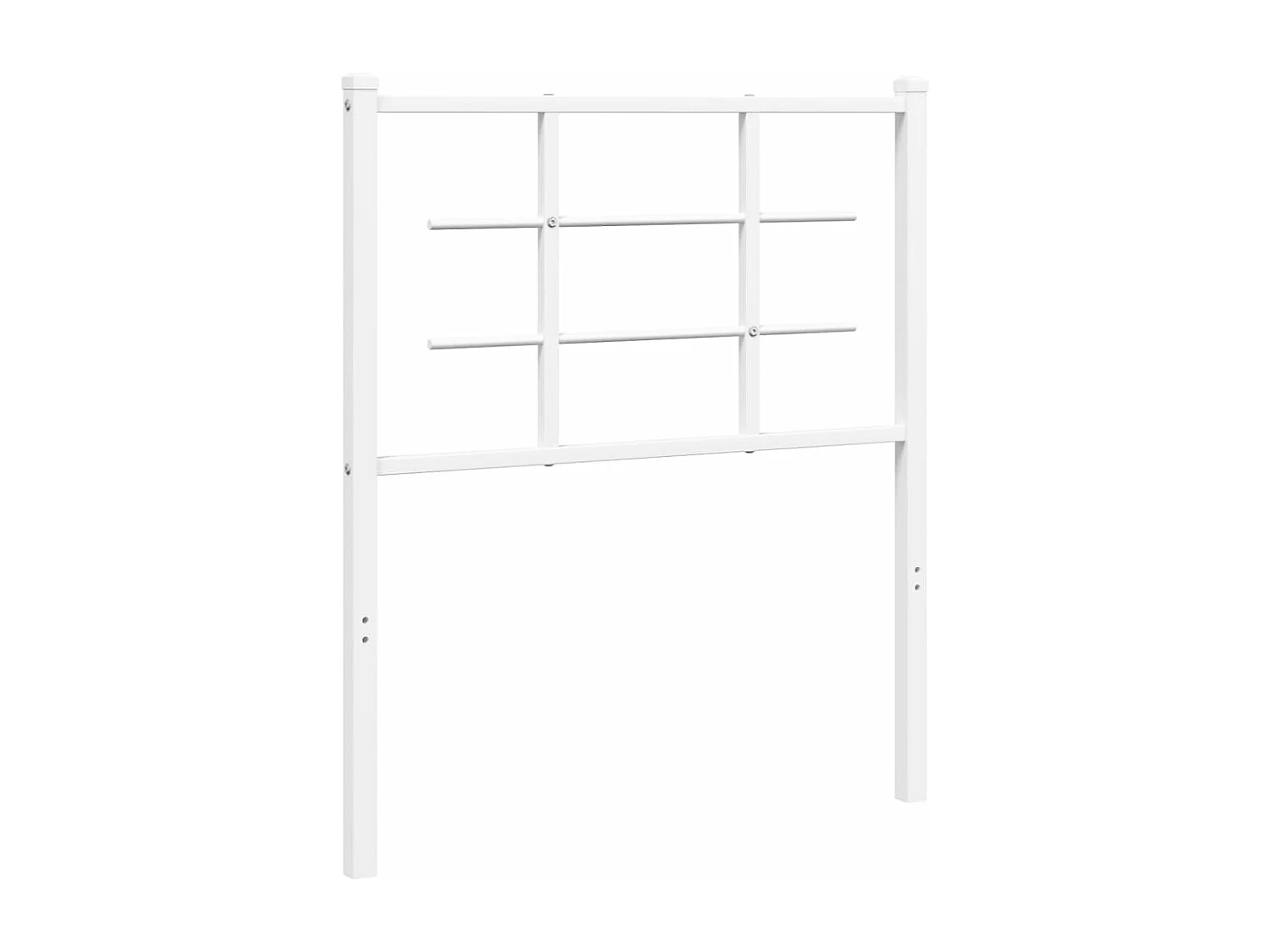 Tête de lit métal blanc 80 cm