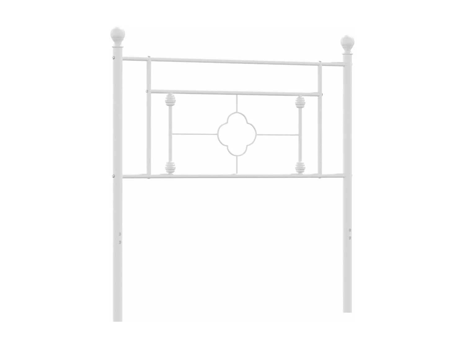 Kopfteil Metall Weiß 100 cm