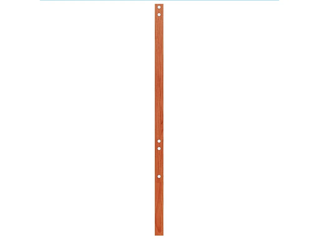 Testiera Marrone Cera 100 cm in Legno Massello di Pino