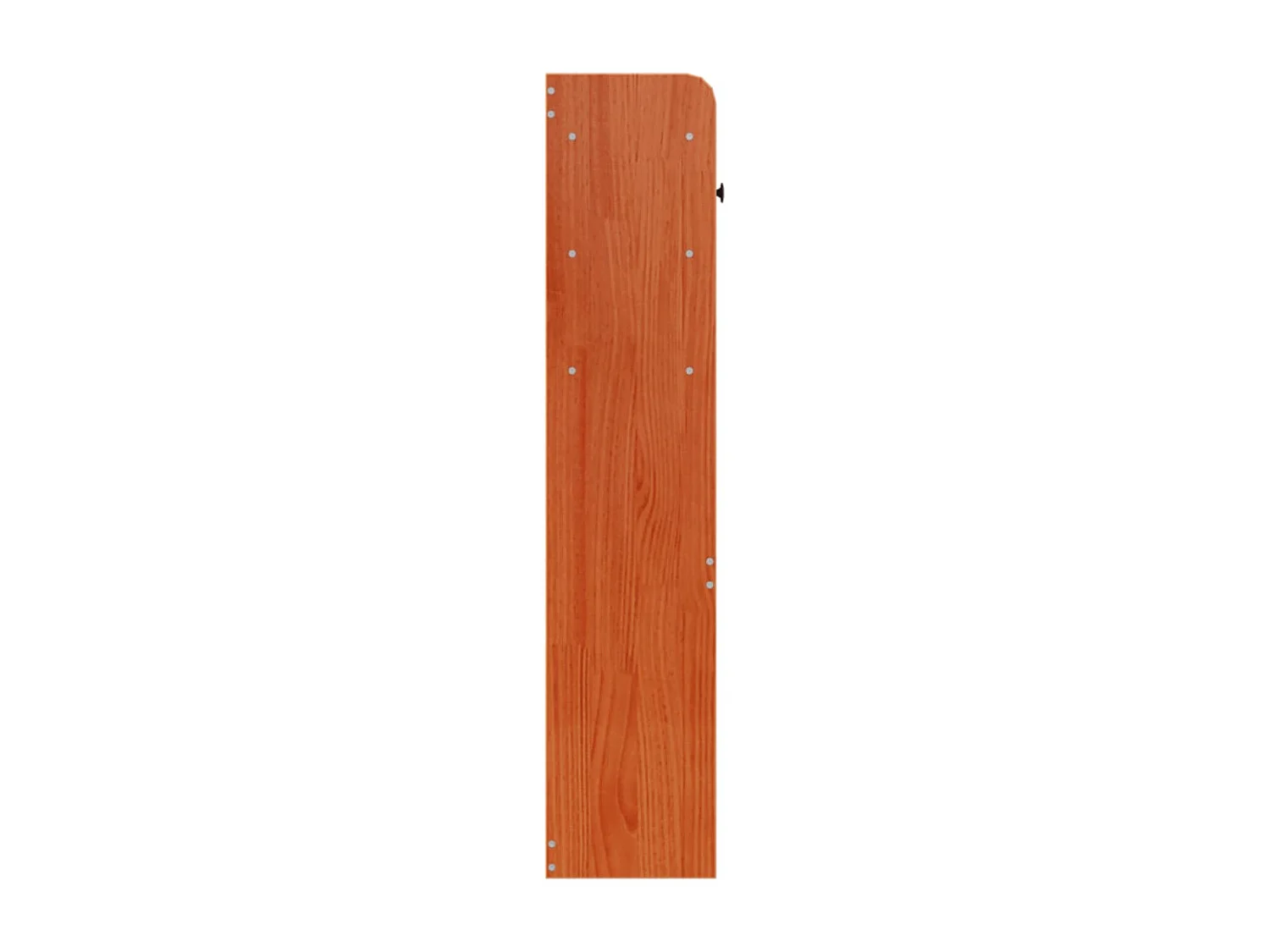 Tête de lit avec rangement cire marron 140cm bois massif de pin