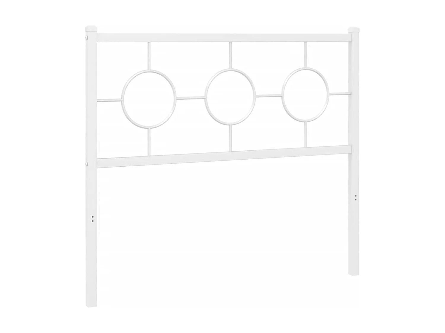 Tête de lit métal blanc 100 cm