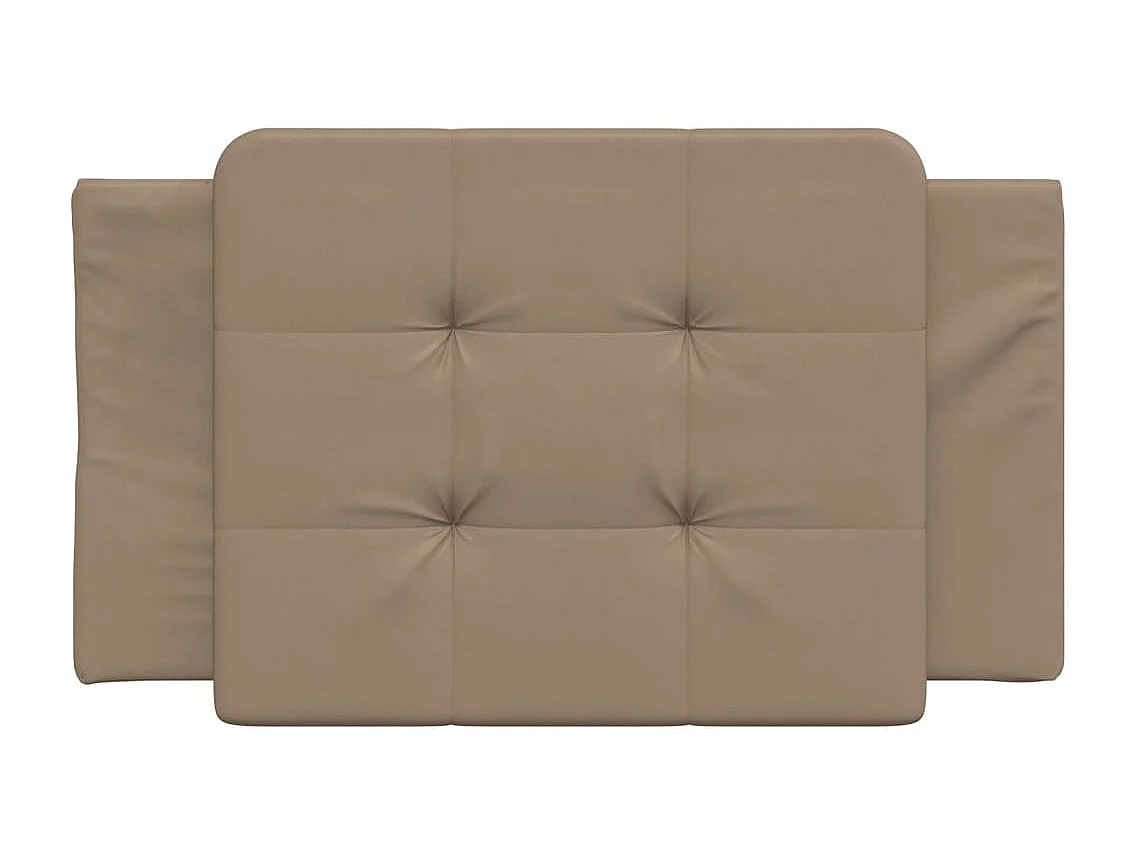 Coussin de tête de lit cappuccino 90 cm similicuir