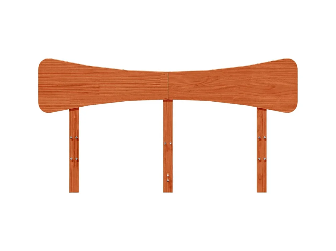 Kopfteil Wachsbraun 150 cm Massivholz Kiefer