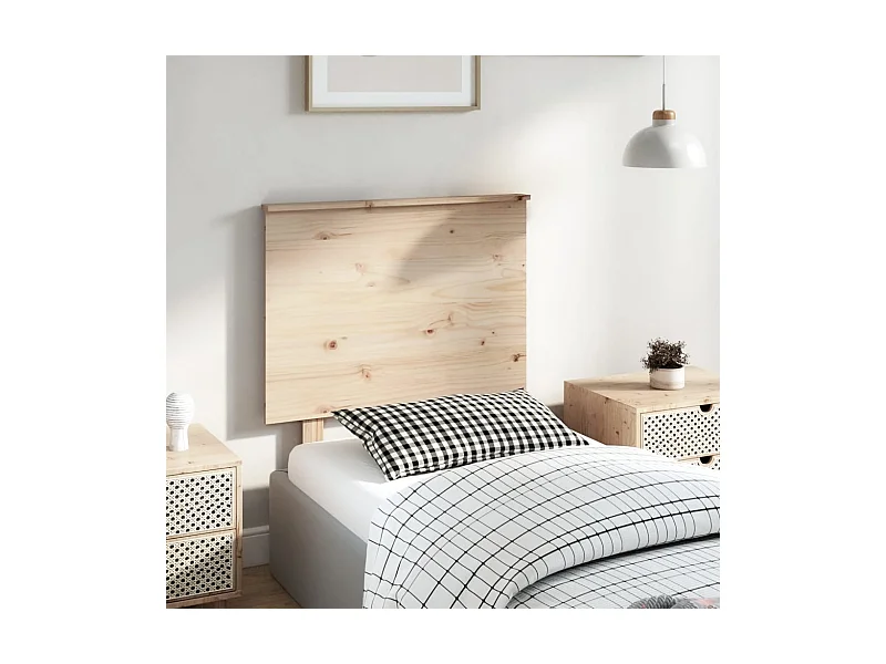Cabecero de cama madera maciza de pino 79x6x82,5 cm