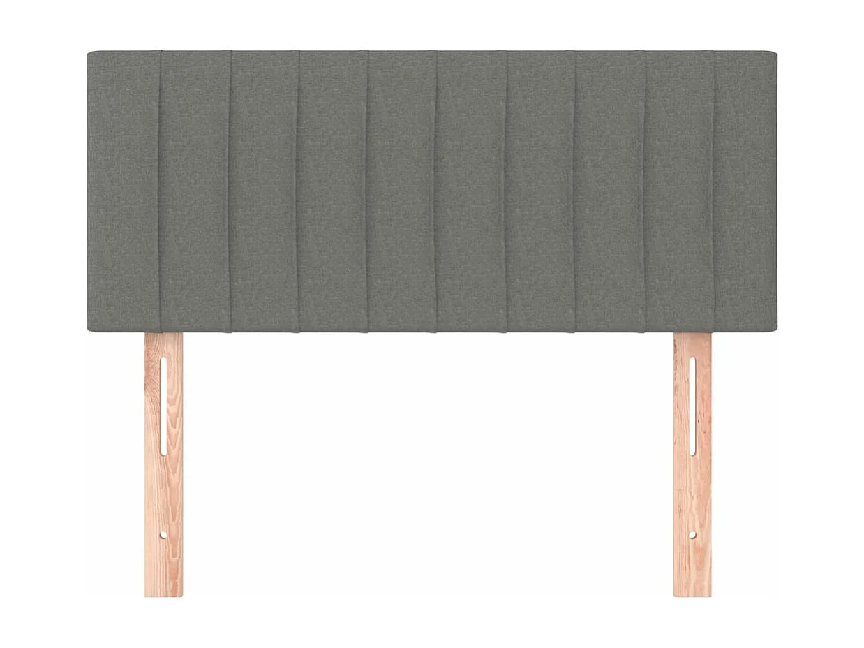 Testiera Grigio Scuro 80x5x78/88 cm in Tessuto