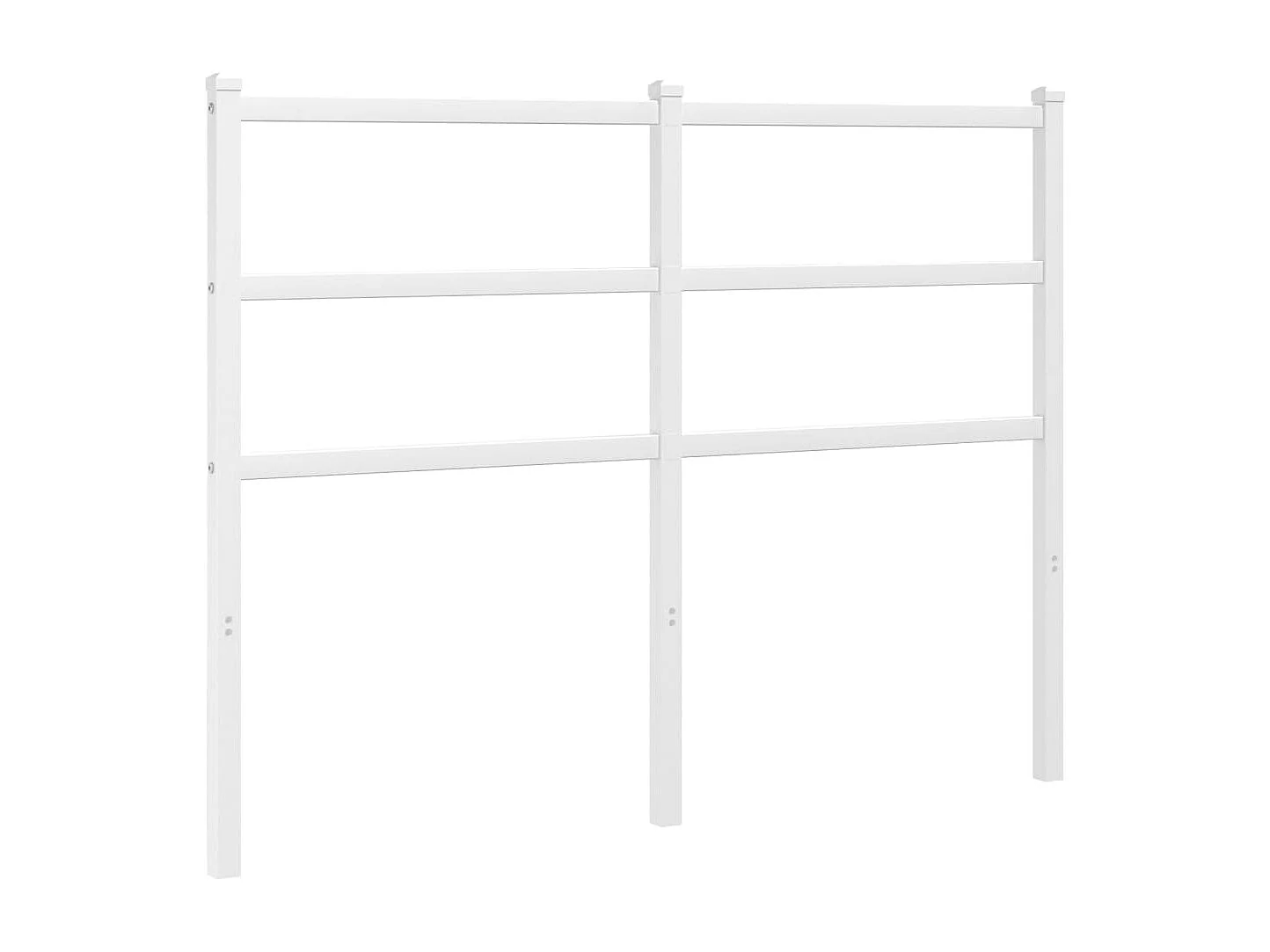 Tête de lit métal blanc 120 cm