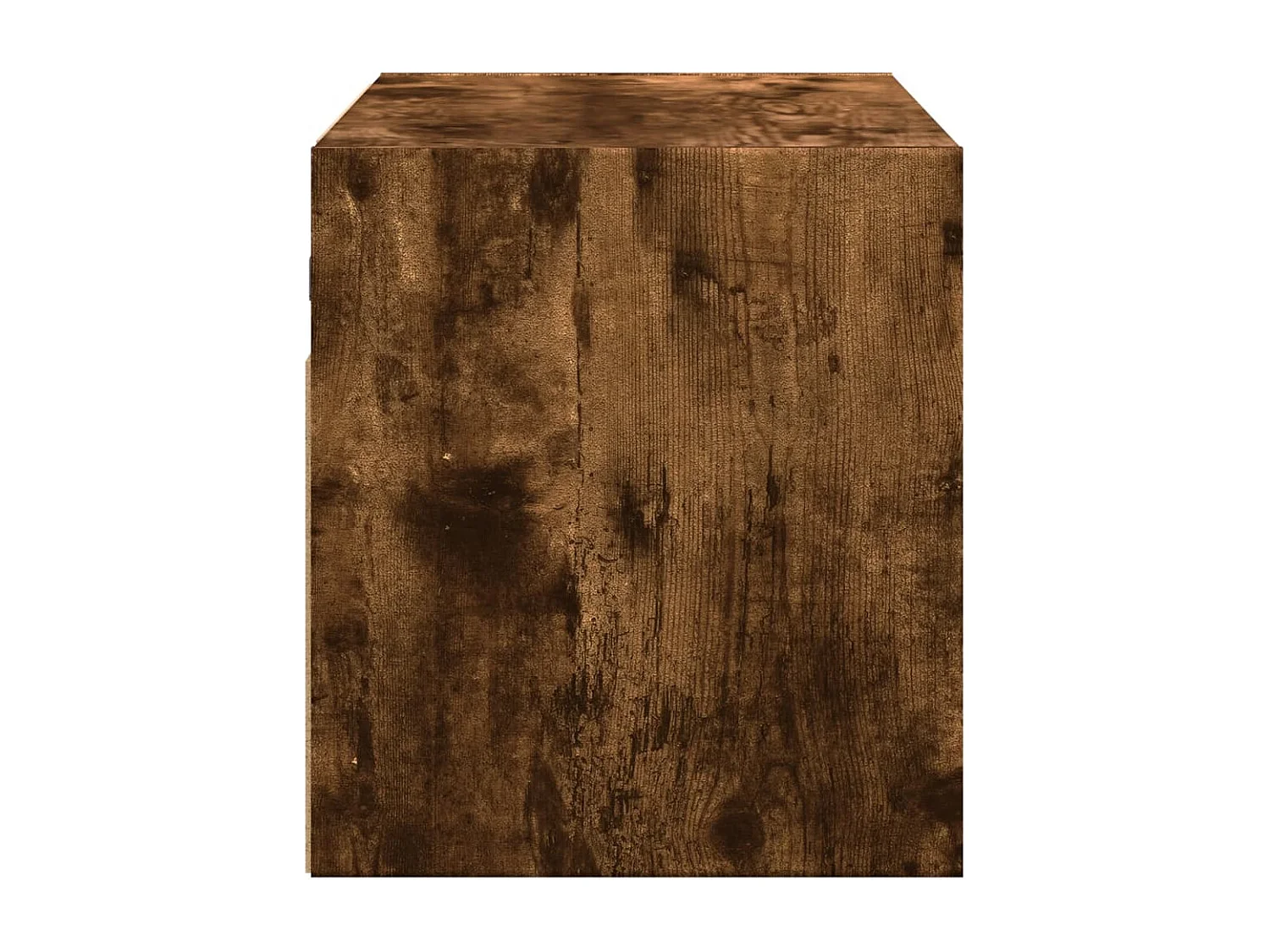 TV-Wandschrank mit LED-Beleuchtung Räuchereiche 100x31x35 cm